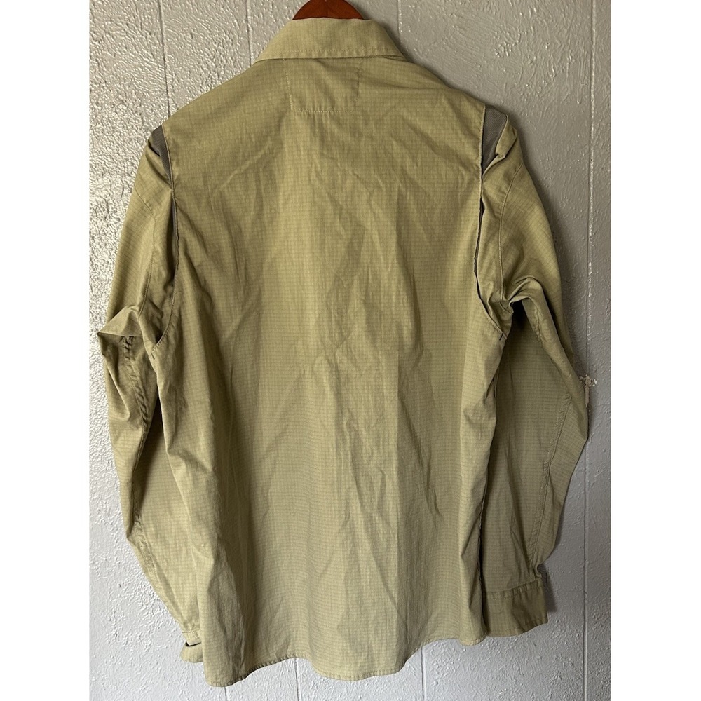 Carhartt Mens Long-Sleeve Button-Down Work Shirt Vented Size M Outdoor - Picture 5 of 7